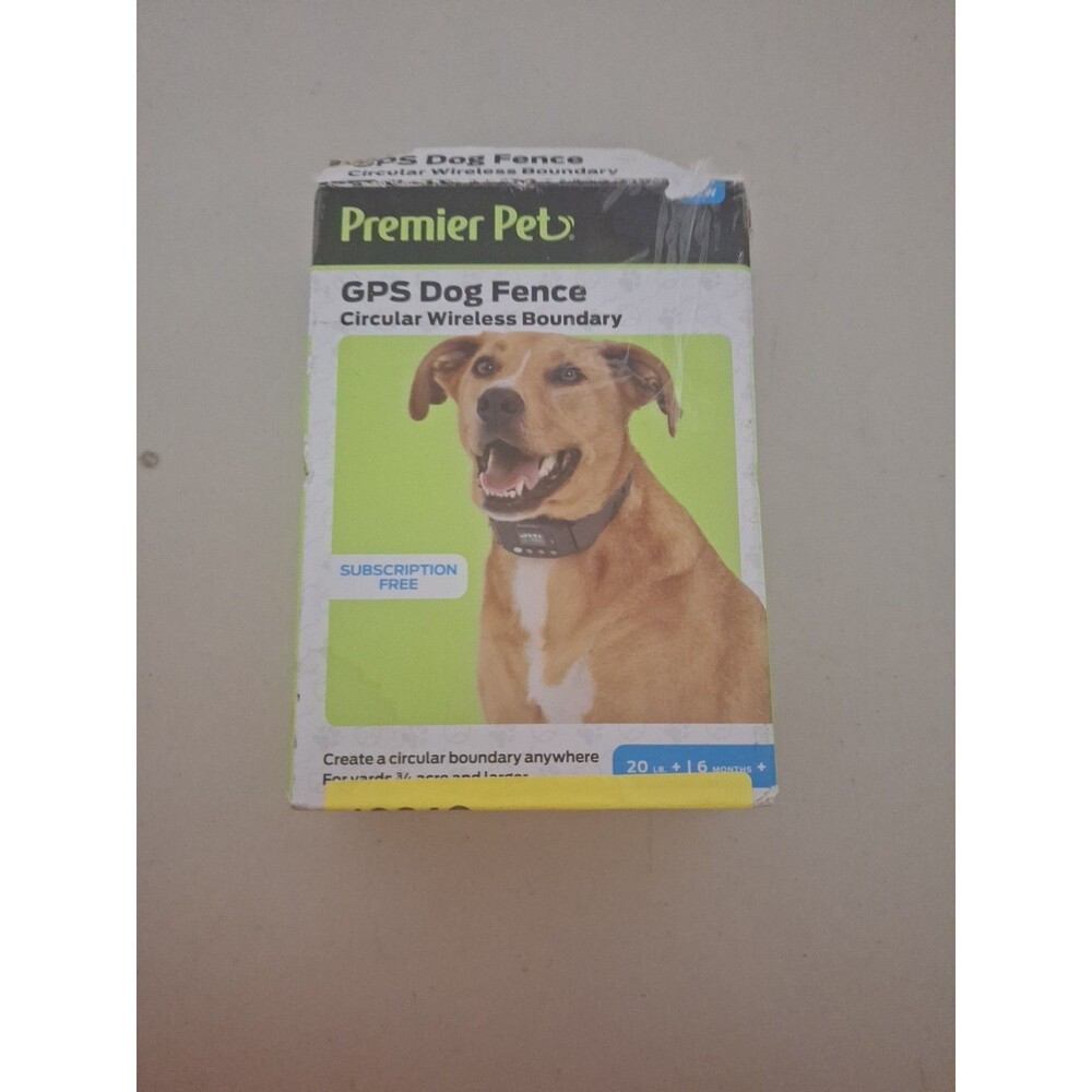 Premier Pet GPS Dog Fence Circular Wireless Boundary Collar, Pet Boundary